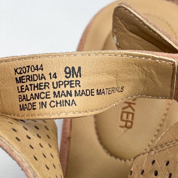 ADAM TUCKER Perforated‎ Slingback Tan Booties 9 M - Picture 8 of 9